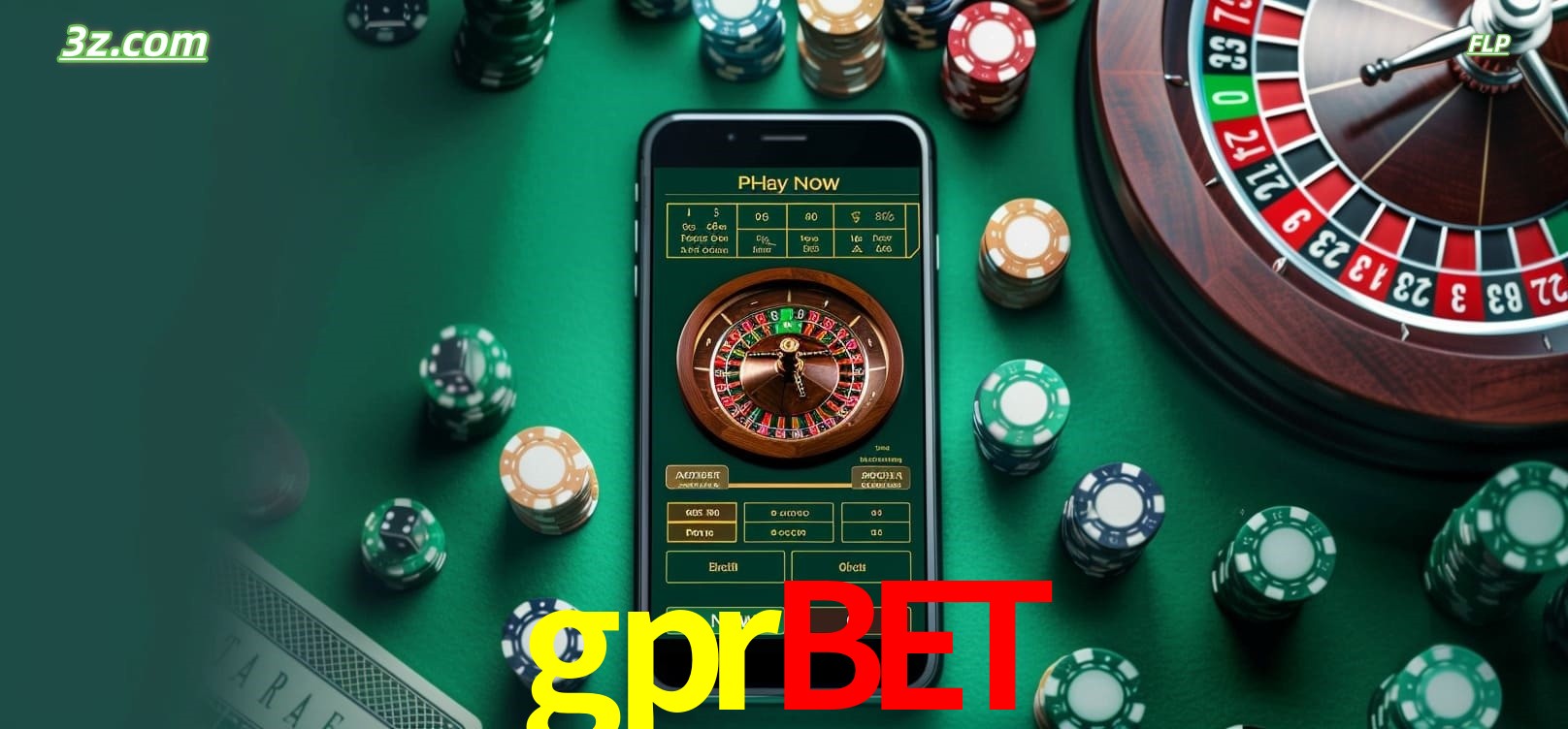 Roleta online no cassino gprbet disponível em celular e computador