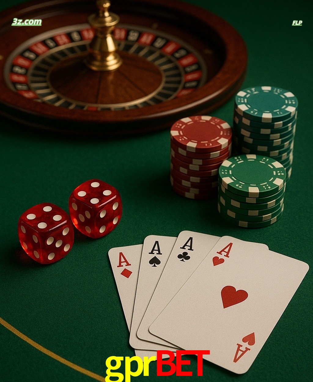 Cassino online gprbet com jogos de mesa: roleta, dados, pôquer e fichas